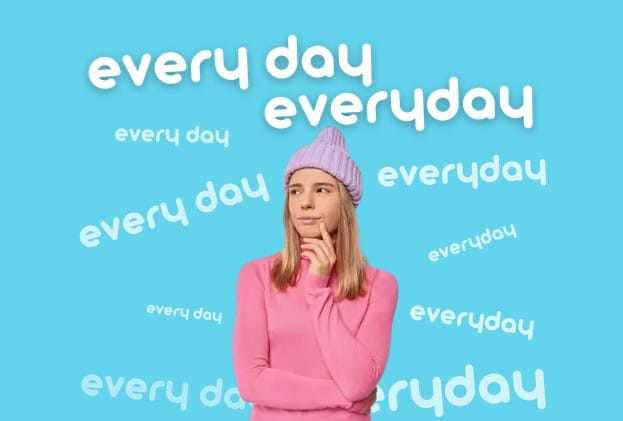Чем отличаются Every day и Everyday — Объясняем за 15 Секунд!